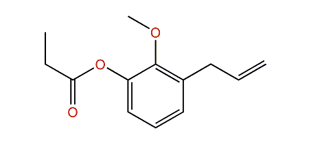 3-Allyl-2-methoxyphenyl propionate